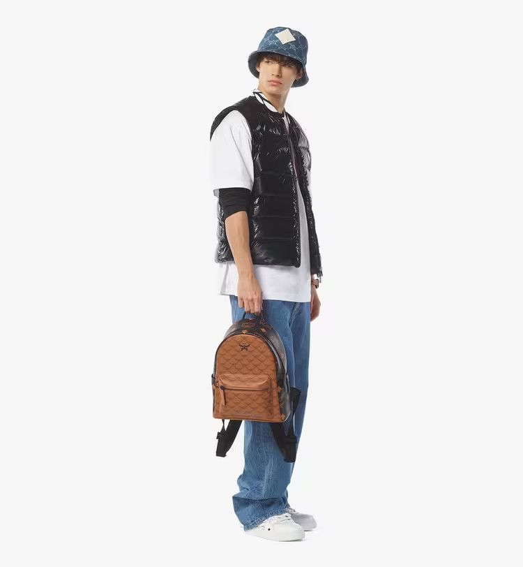 MCM o1mt1gz1125 Dup / Size: OS / Small Backpack in Brown/Black Size ONE SIZE - 2 Thumbnail