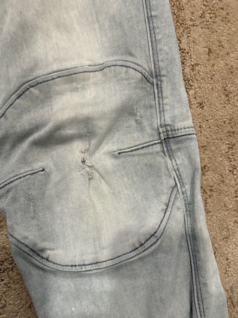 G-Star G RAW 5620 3D ZIP KNEE SKINNY Size US 33 - 3 Thumbnail