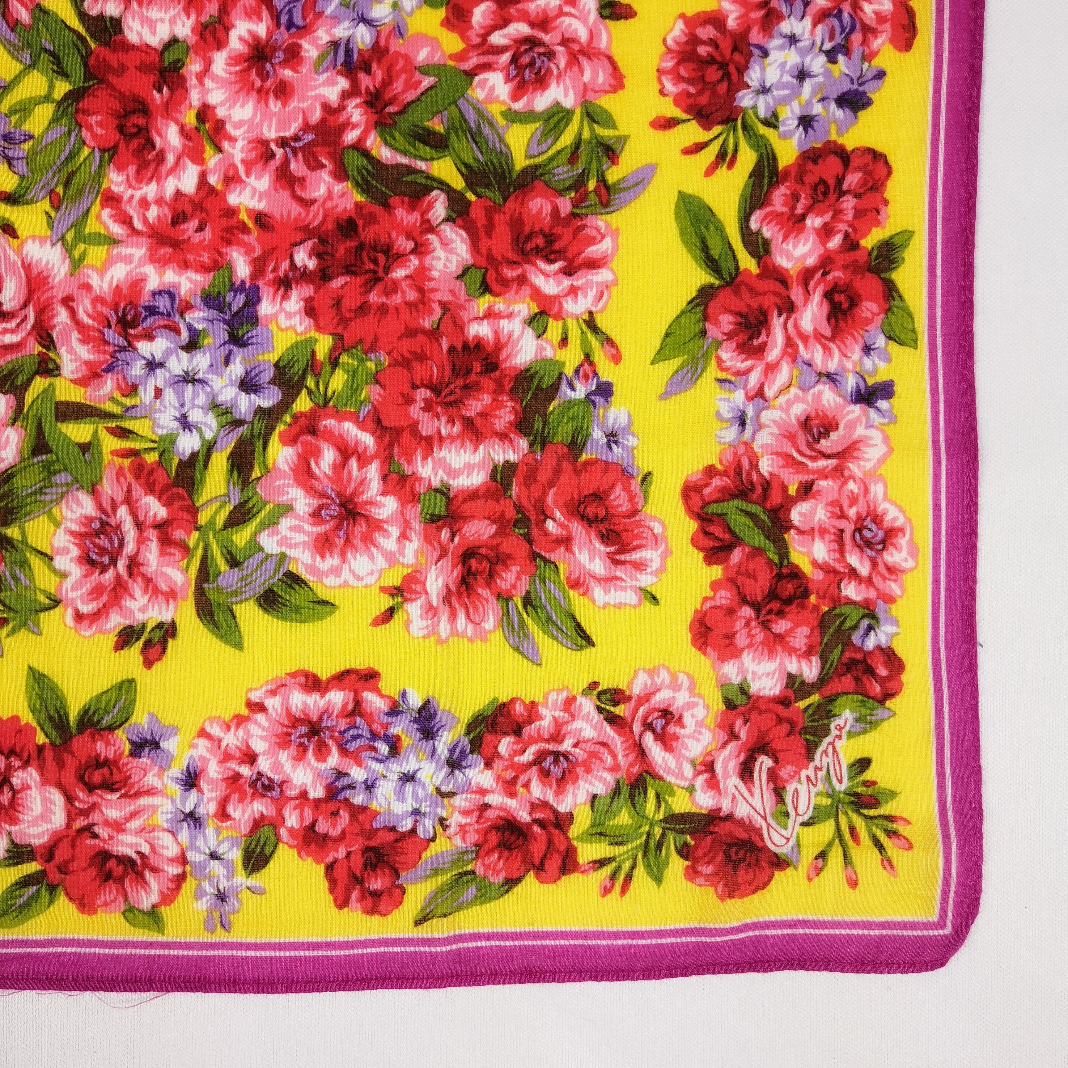 Kenzo Vintage Kenzo Handkerchief Neckerchief Bandana Size ONE SIZE - 3 Thumbnail