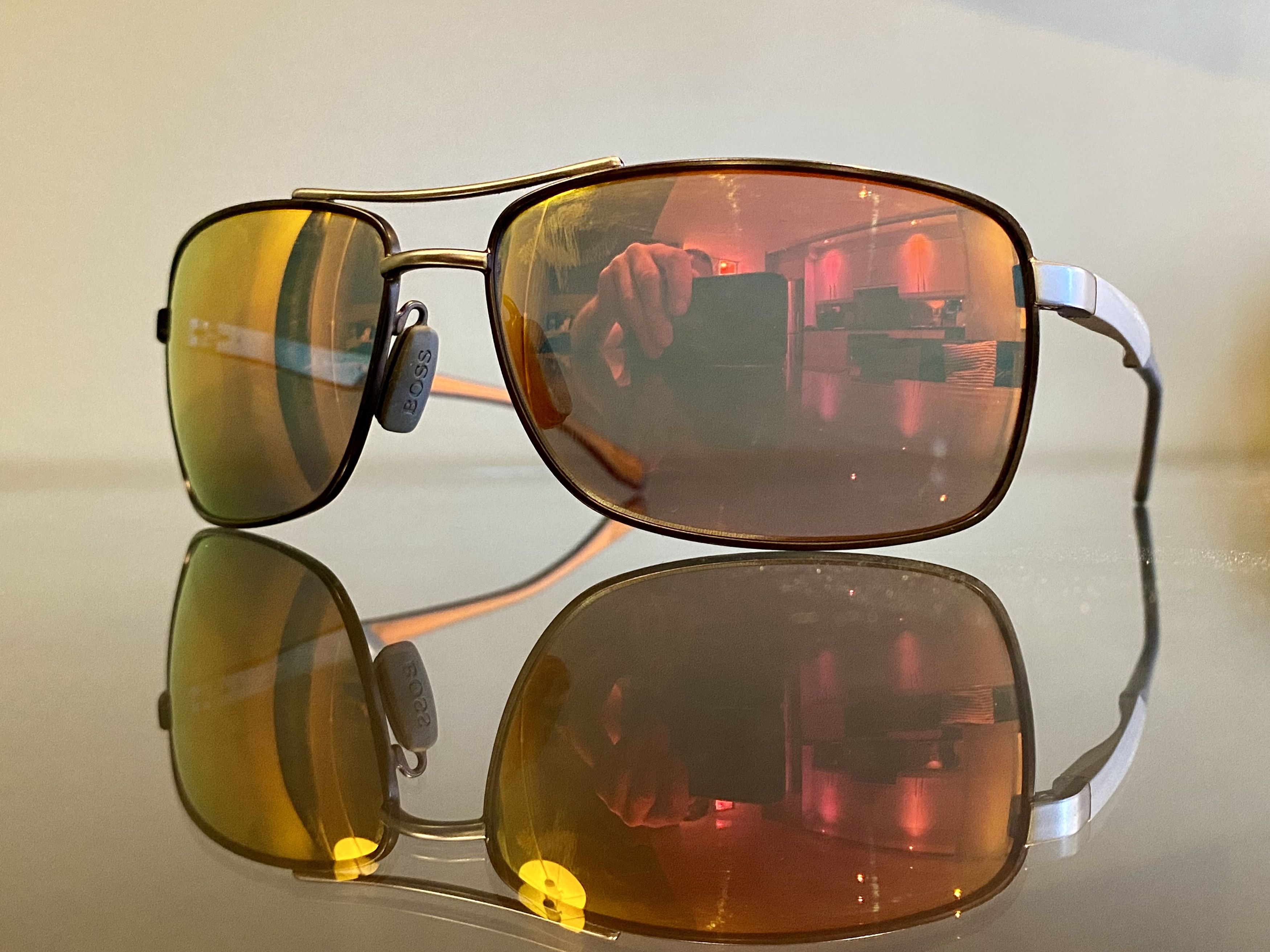 Hugo Boss Hugo Boss Aviator Sunglasses Size ONE SIZE - 2 Thumbnail