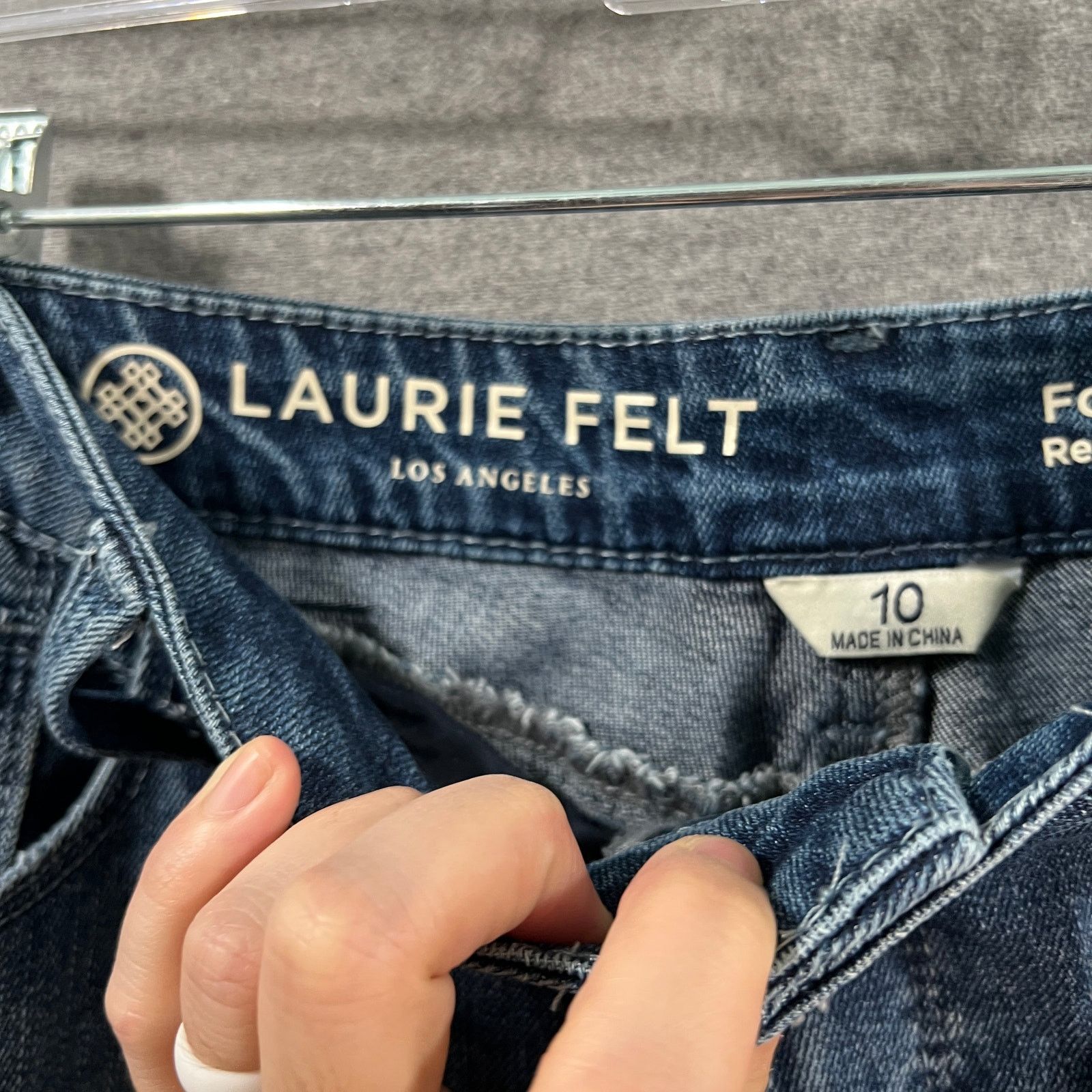 Other Laurie Felt Regular Forever Denim Relaxed Straight Jeans Size 32" / US 10 / IT 46 - 3 Thumbnail