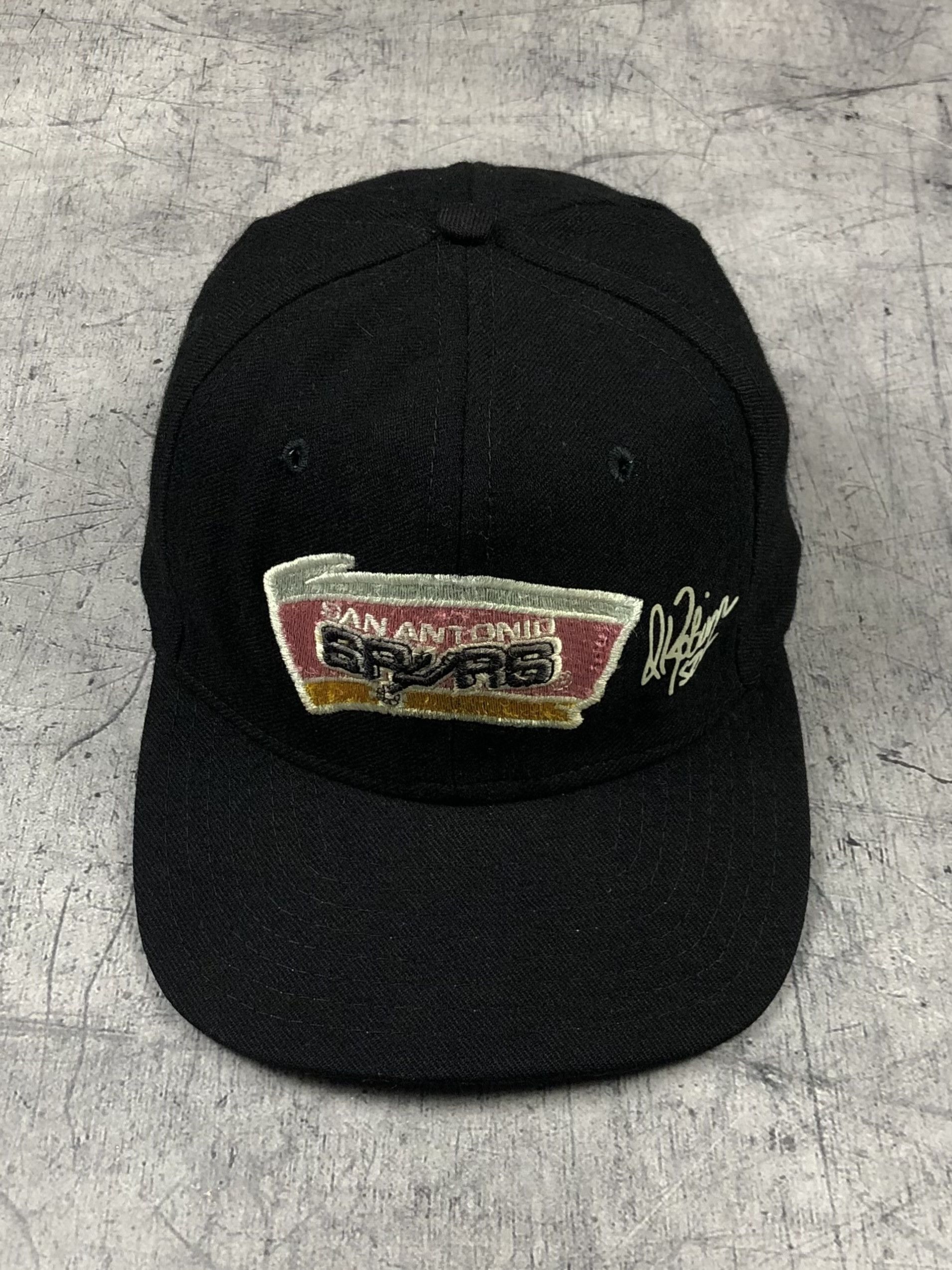 NBA Rare 90s NBA Spurs #50 Robinson San Antonio Cap Size ONE SIZE - 1 Thumbnail