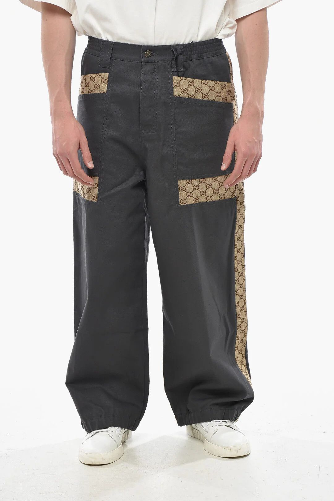 Gucci og1mm0426 Casual Cotton Pant in Grey Size US 32 / EU 48 - 1 Thumbnail