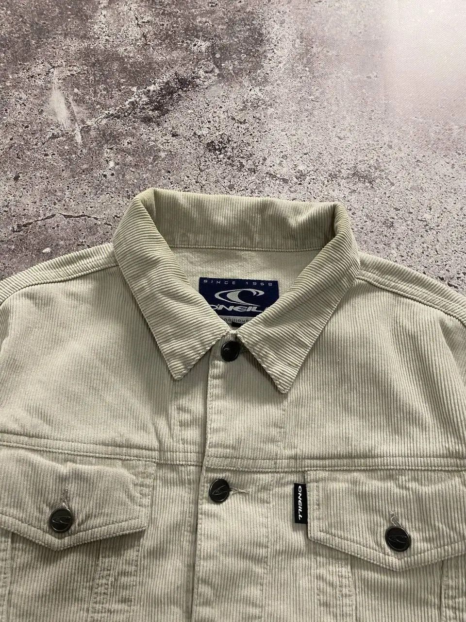 O'Neill × Vintage ONEILL VINTAGE 90s EMBROIDERED LOGO CORDUROY JACKET RARE Size US L / EU 52-54 / 3 - 5 Thumbnail