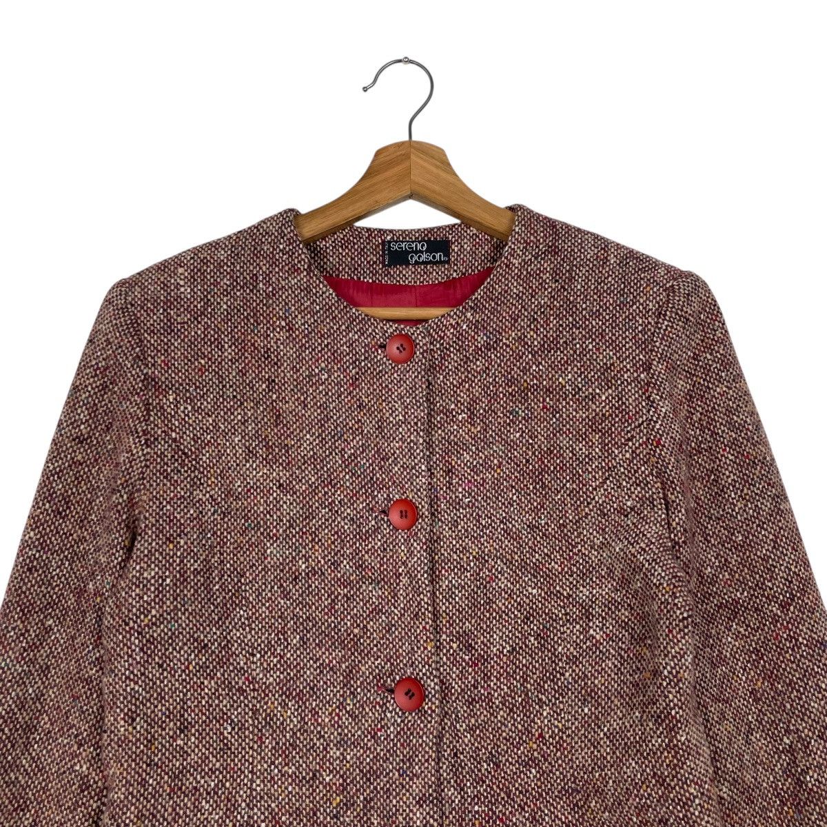 Other Made In Italy Sereno Golson Crop Jacket Size M / US 6-8 / IT 42-44 - 2 Thumbnail
