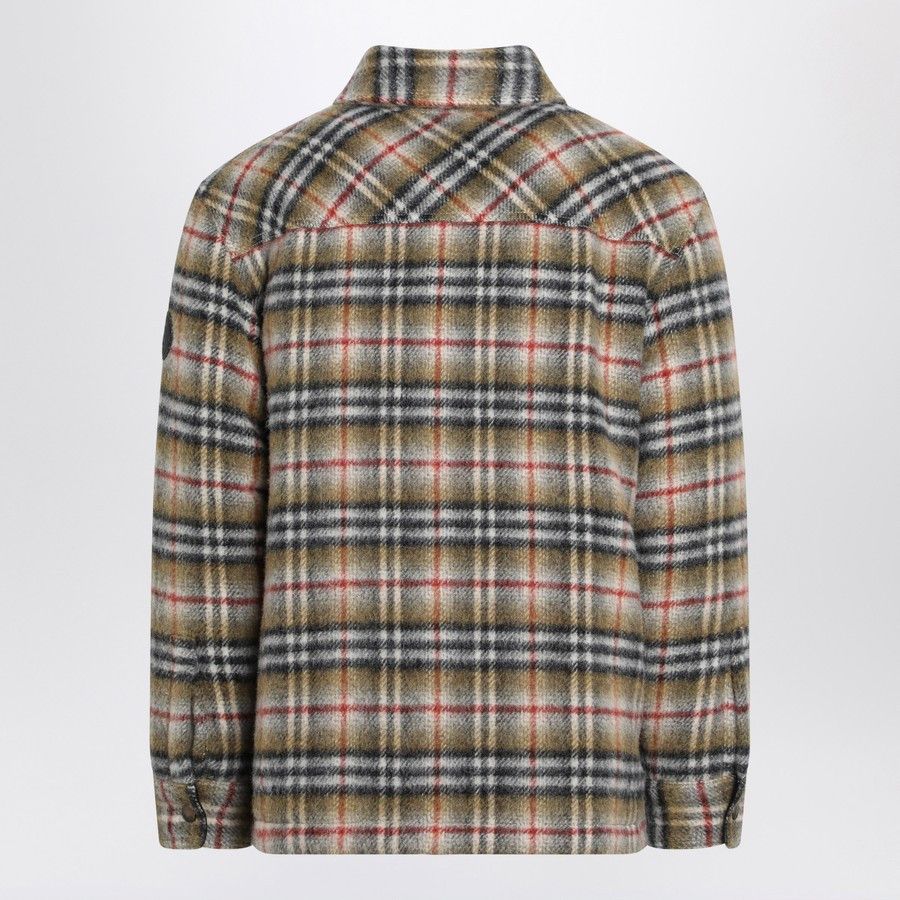 Burberry o1d2blof0226 Checked Wool Shirt in Beige Size US M / EU 48-50 / 2 - 2 Thumbnail