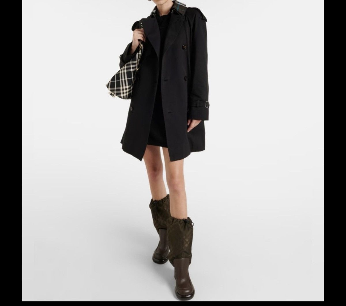 Burberry Burberry Vintage Check Square Toe Wedge Boots – EU 36 – BNIB Size US 6 / IT 36 - 4 Thumbnail