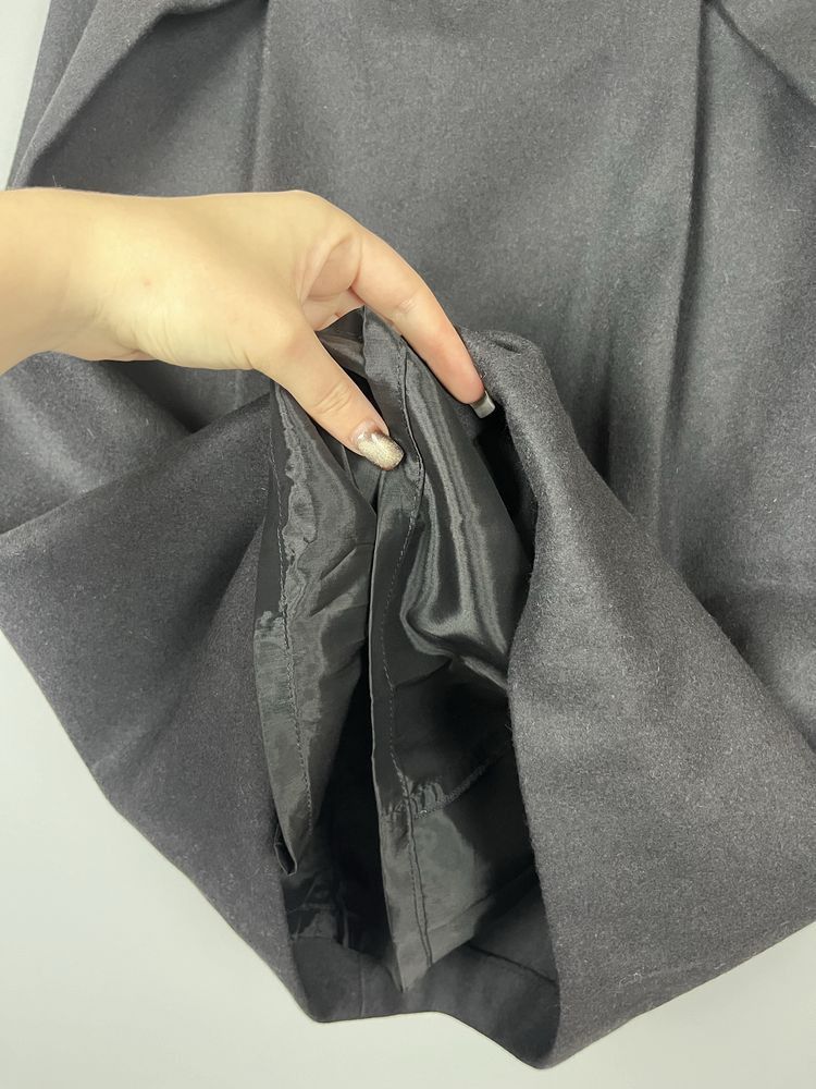 Jil Sander Vintage Jil Sander Wool Midi Skirt Size 27" / US 4 / IT 40 - 6 Thumbnail