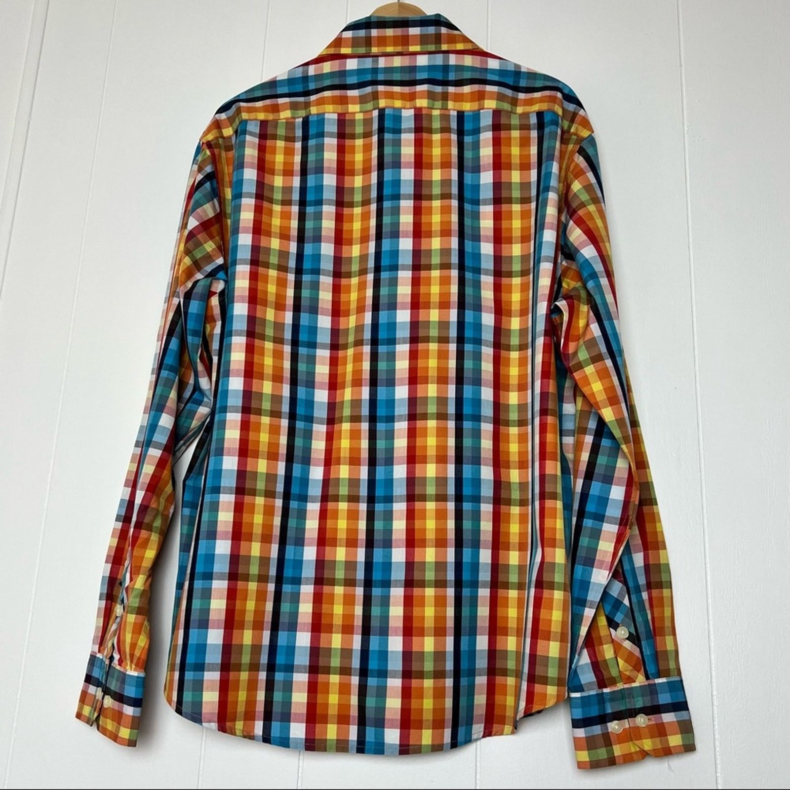 Original Penguin Penguin Bright Multi Check Button Up Shirt Men’s Size XL Size US XL / EU 56 / 4 - 12 Thumbnail