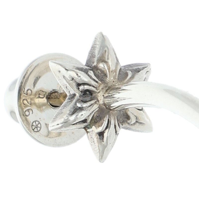Chrome Hearts Chrome Hearts Silver Star Hoop Earring Size ONE SIZE - 4 Thumbnail
