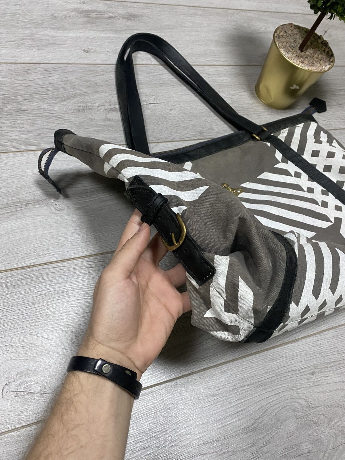 Vivienne Westwood Vivienne Westwood RARE anglomania check tote handle bag Size ONE SIZE - 4 Thumbnail