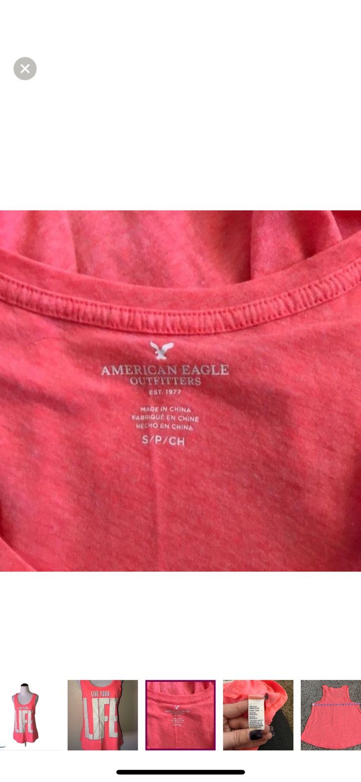 American Eagle Outfitters American eagle outfitters small graphic tank top Size S / US 4 / IT 40 - 5 Thumbnail