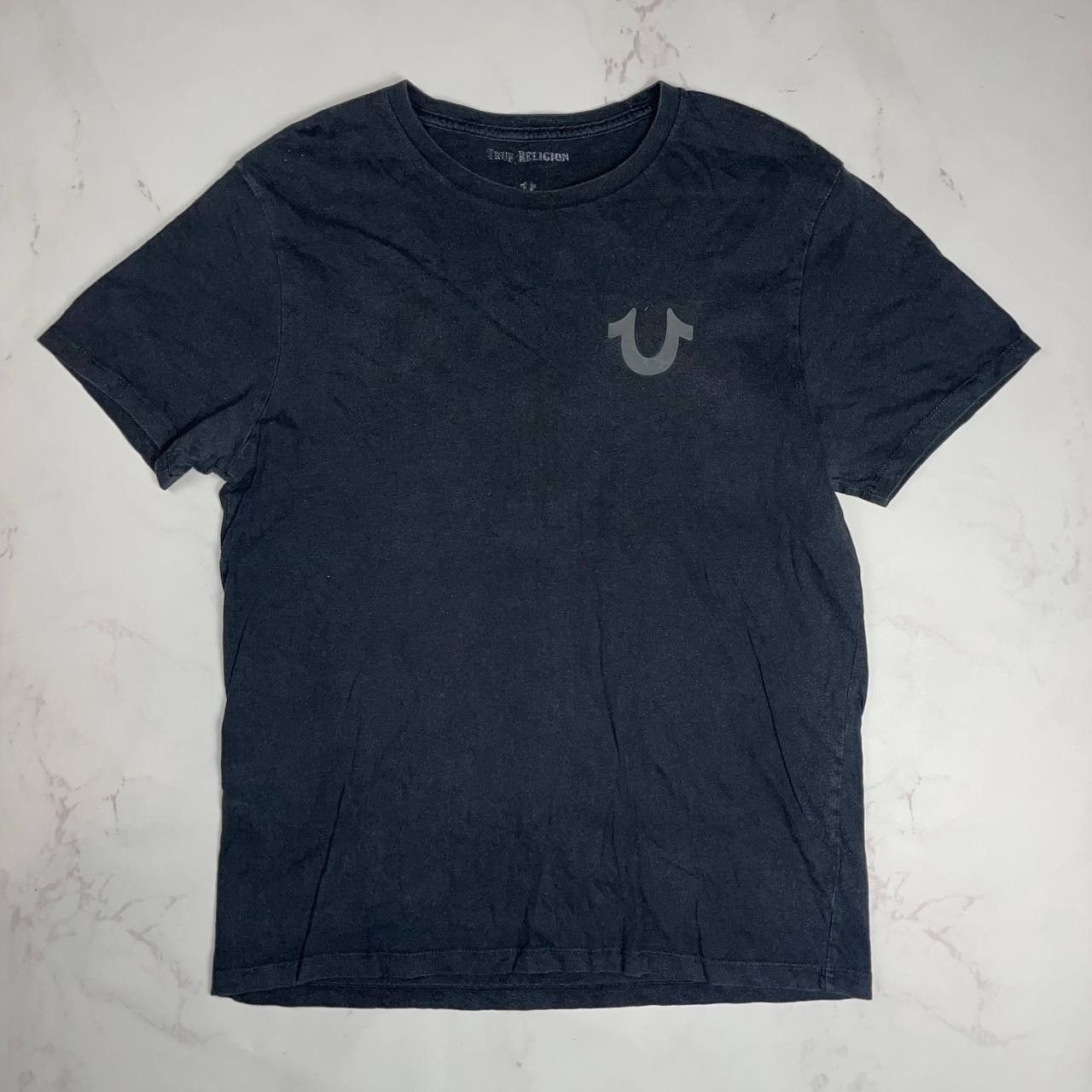 True Religion Vintage True Religion Faded T Shirt Hype Y2K Black M Size Size US M / EU 48-50 / 2 - 2 Thumbnail
