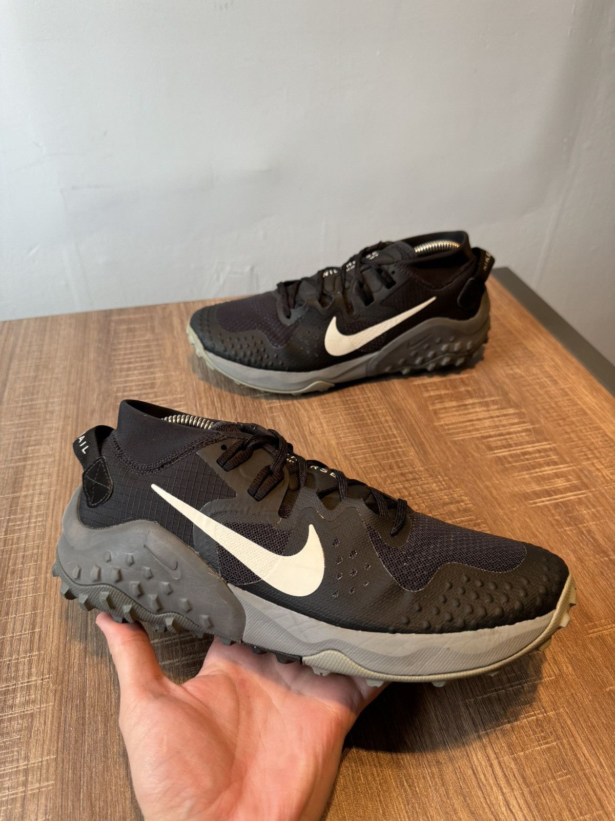 Nike Nike Men's Wildhorse 6 Black Gray Trail Running Size 8.5 Size US 8.5 / EU 41-42 - 1 Thumbnail