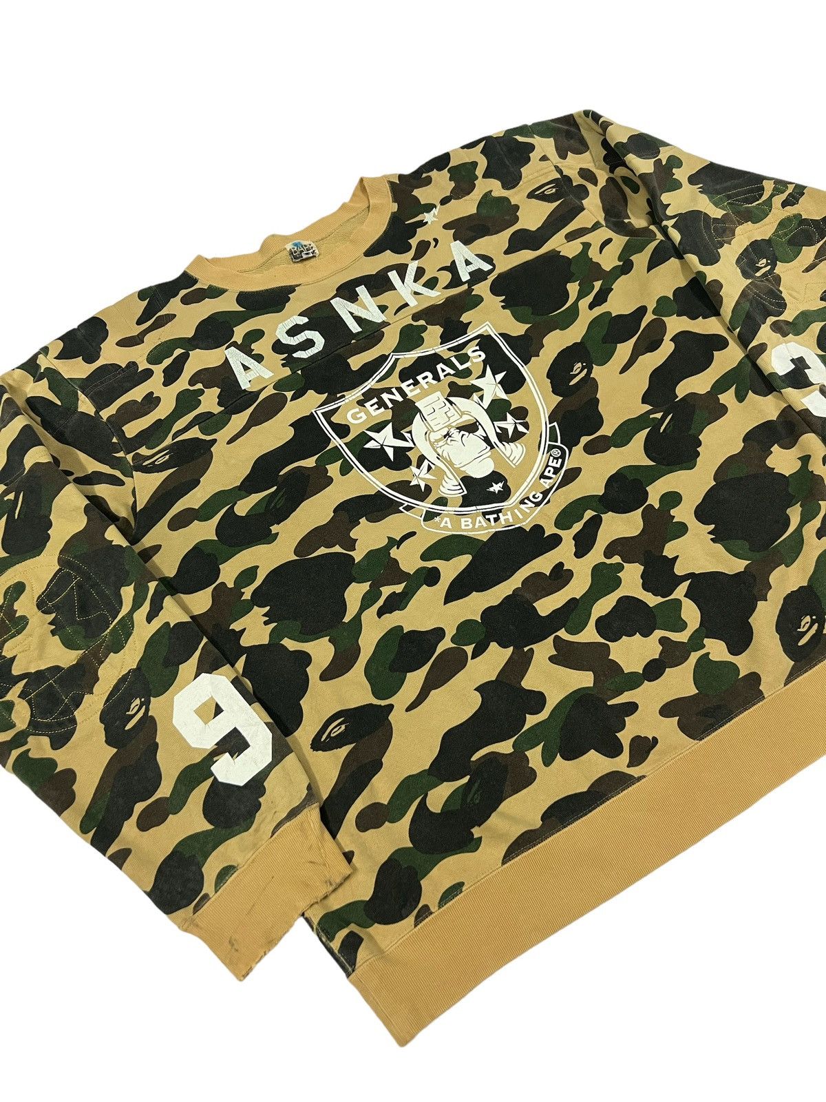 Bape 1st Camo Generals Crewneck Size US XL / EU 56 / 4 - 3 Thumbnail