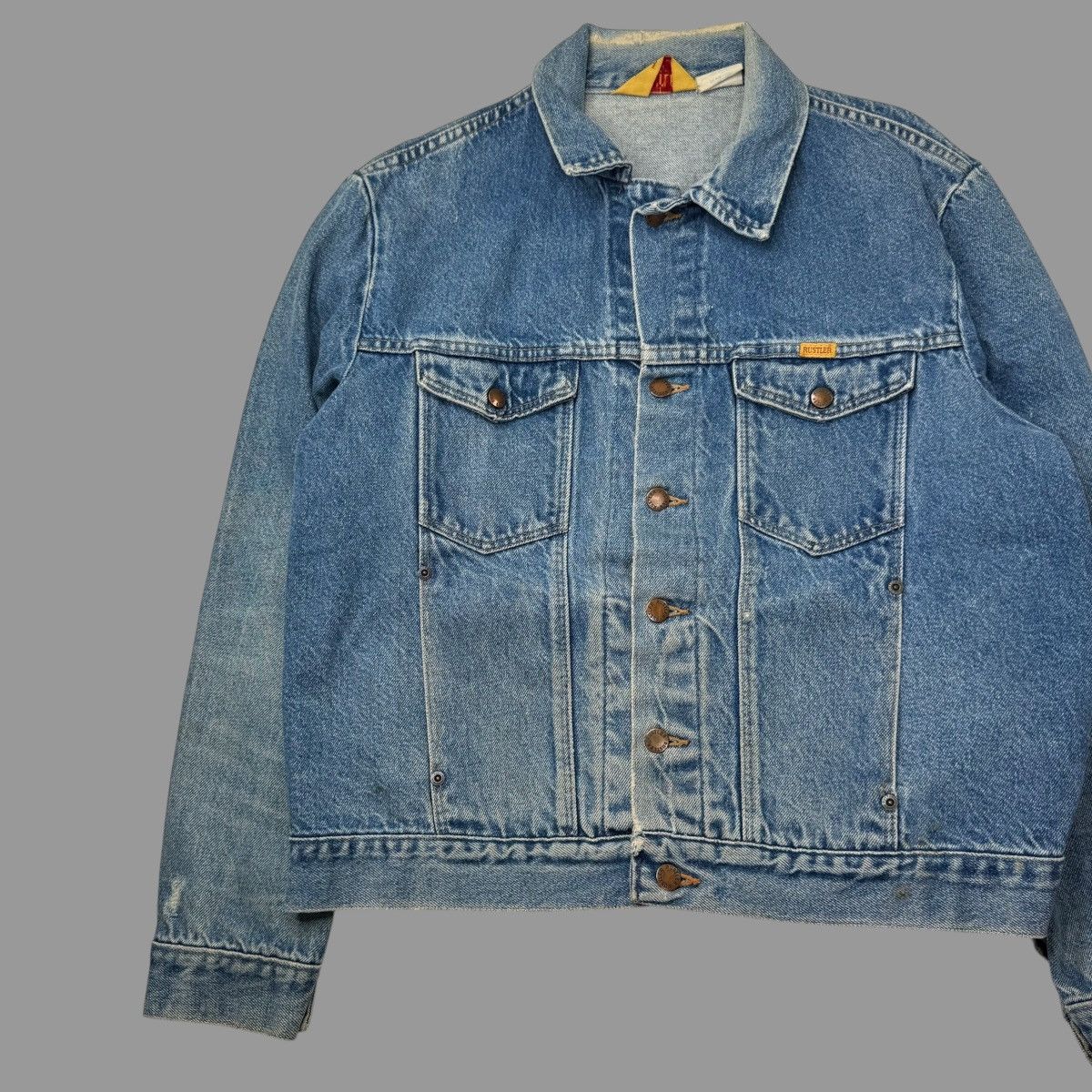 Vintage Vintage 1980s denim trucker jacket Size US XL / EU 56 / 4 - 3 Thumbnail
