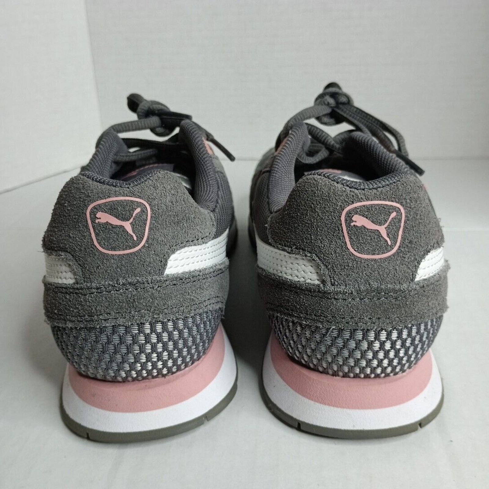 Puma PUMA Vista Women's Grey/White Retro Athletic Shoes Size 7 Size US 7 / IT 37 - 4 Thumbnail
