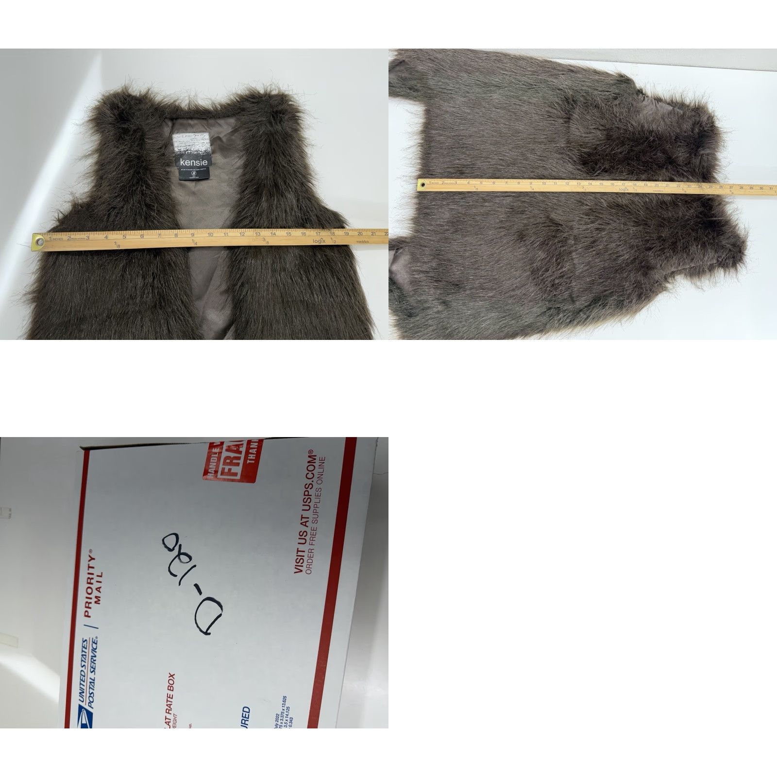 Vintage Kensie Womens Vest Small Brown Faux Fur Sleeveless Lined Open Front Vest Womens N/Women's Vest Brown Fur Trim Open Front Sleeveless Casual Travel 90s? Size S / US 4 / IT 40 - 8 Thumbnail
