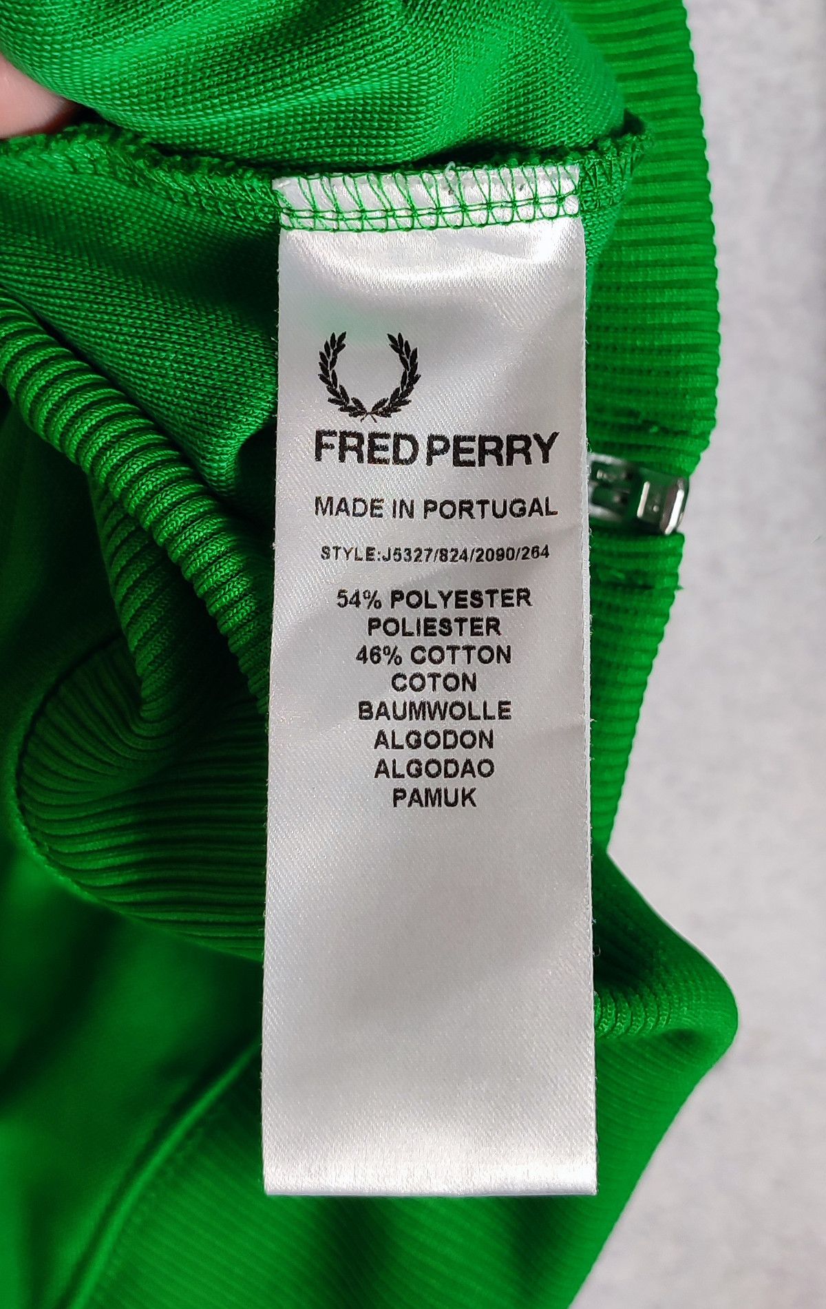 Fred Perry × Vintage Vintage Fred Perry Zip Track Jackets y2k Stripes on sleeves Size US S / EU 44-46 / 1 - 10 Thumbnail