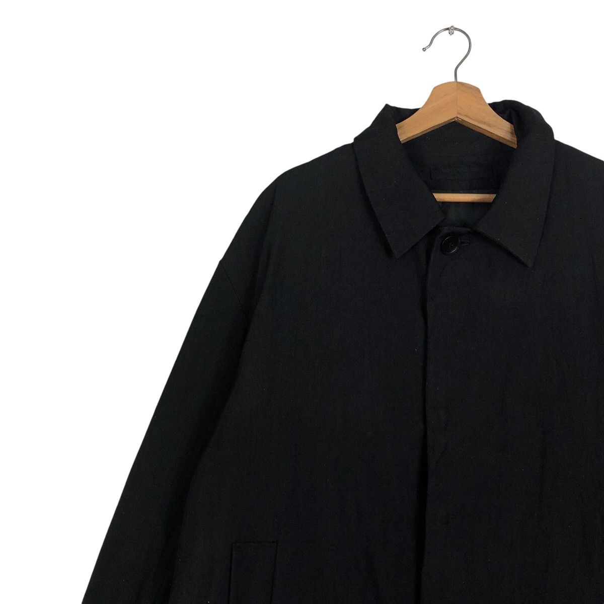 Vintage 📌Vintage Chore Work Jacket Rich Black Biker Made in Italy Size US M / EU 48-50 / 2 - 8 Thumbnail