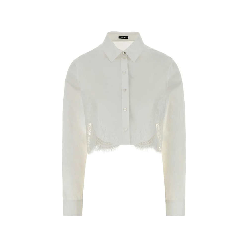 Versace Versace WHITE Tops - Shirts Size M / US 6-8 / IT 42-44 - 1 Thumbnail