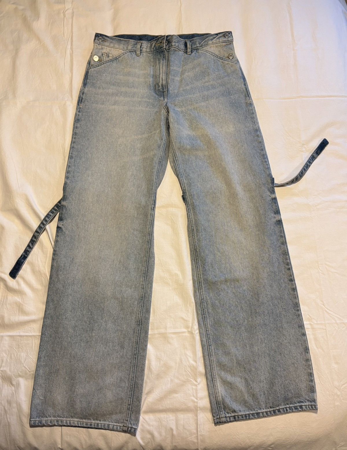 Courreges Courreges bondage details denim pants. Size US 29 - 7 Thumbnail