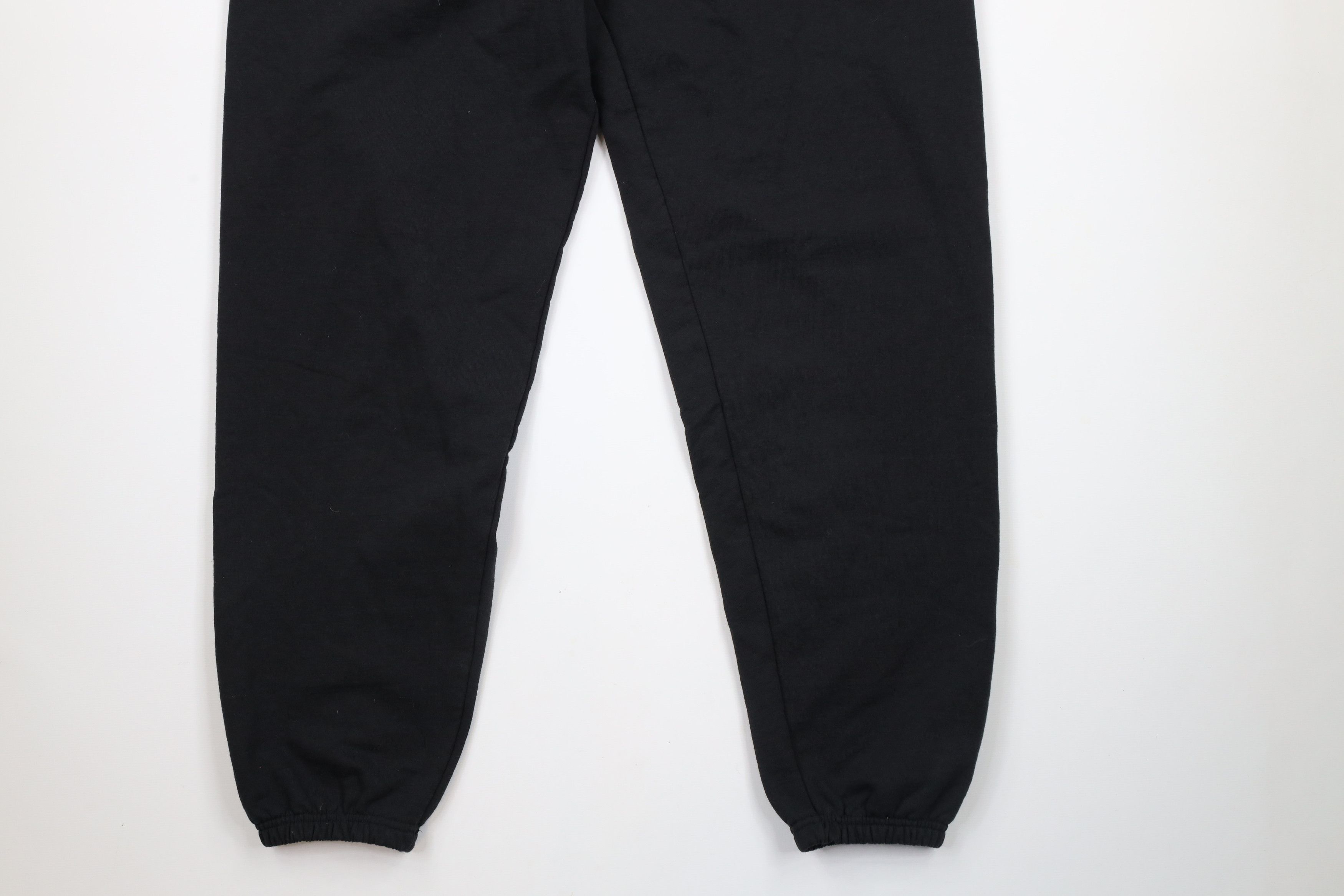 Champion × Vintage Vintage Champion Logo Cuffed Sweatpants Joggers Black Size US 36 / EU 52 - 4 Thumbnail