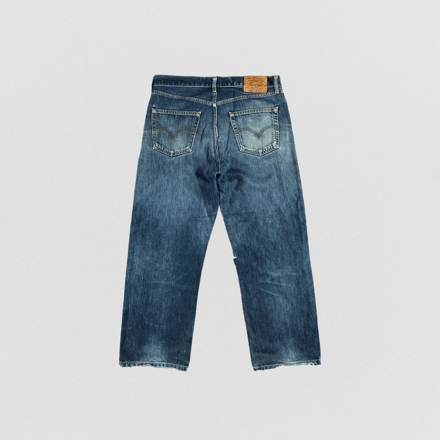 Levi's × Vintage 90s Vintage Blue Wash Levis 508 Jeans-JM2597 Size US 36 / EU 52 - 2 Thumbnail