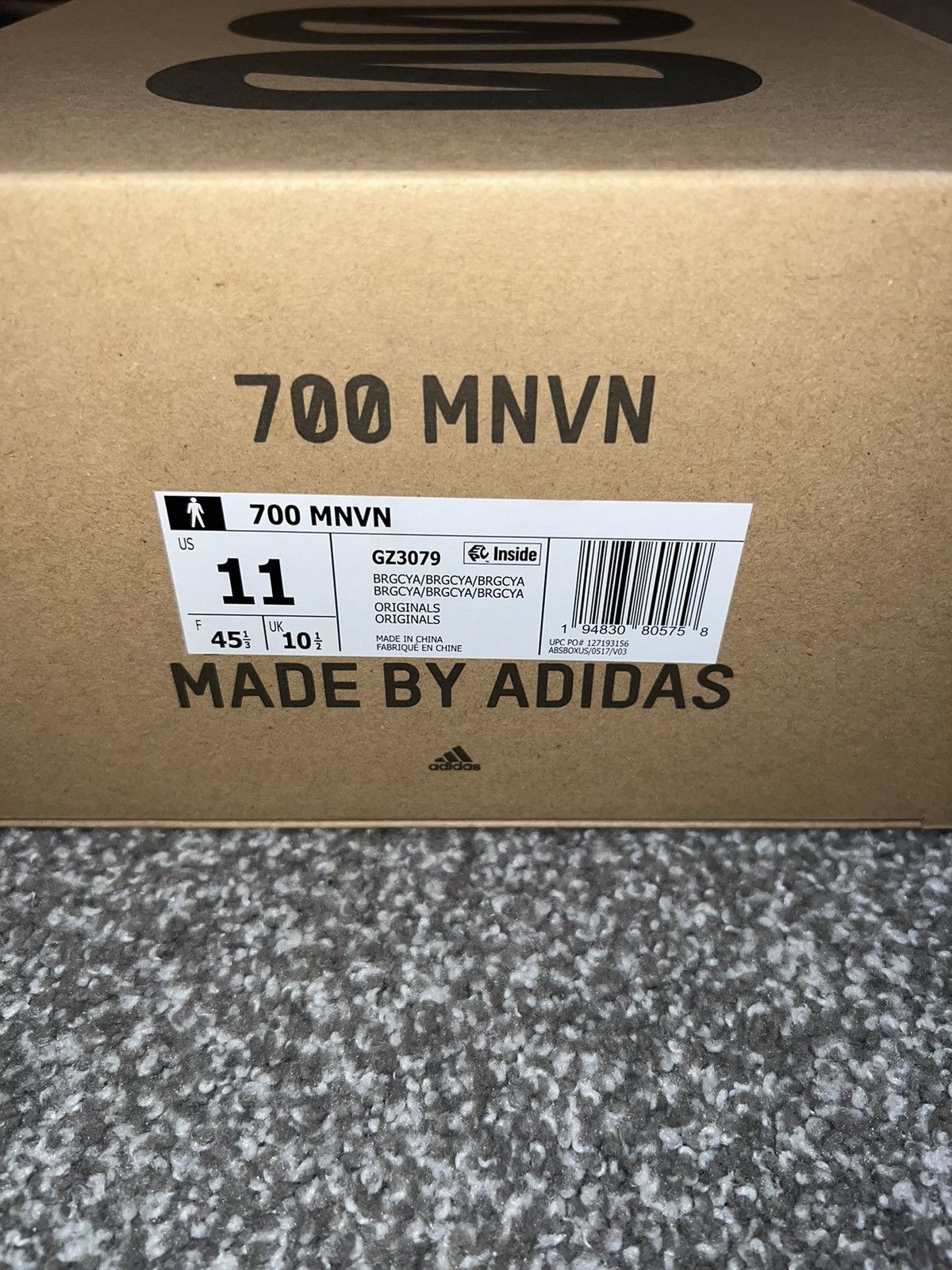 Adidas Adidas Yeezy boost 700 mnvm bright cyan Size US 11 / EU 44 - 5 Thumbnail