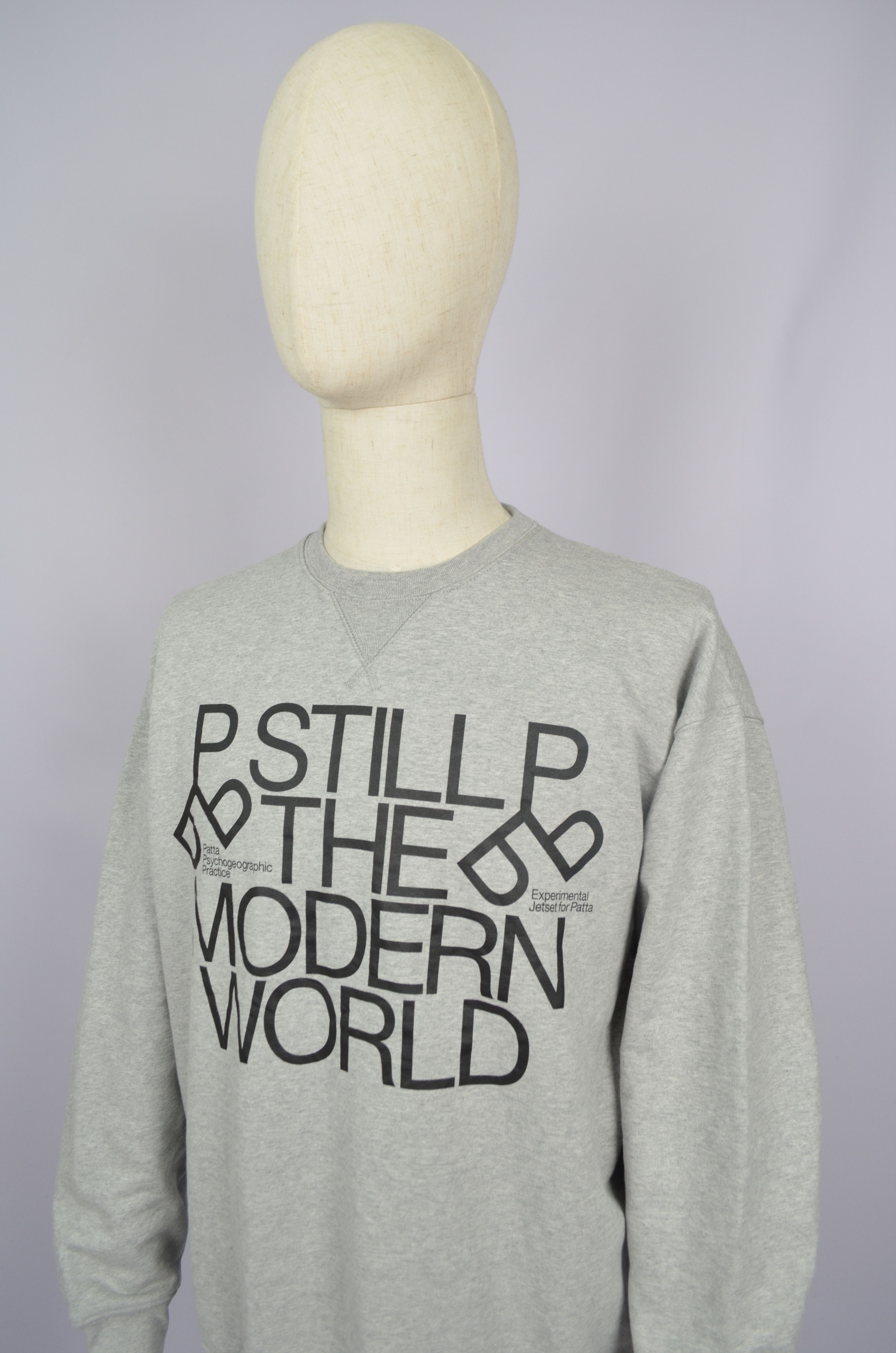Designer × Patta Patta x Experimental Jetset Crewneck Sweatshirt Grey Size M Size US M / EU 48-50 / 2 - 13 Thumbnail