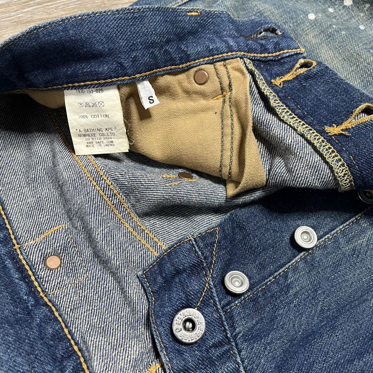 Bape bape paint splatter workwear denim Size US 32 / EU 48 - 5 Thumbnail