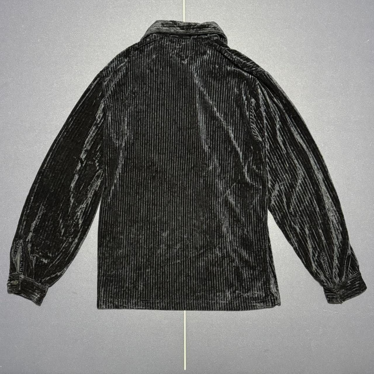 Versace VERSACE CLASSIC Velvet Polyester Button Up Long Sleeve Shirt Size US L / EU 52-54 / 3 - 3 Thumbnail