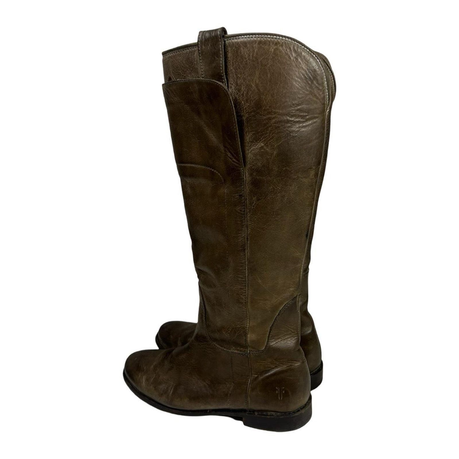 Frye Frye boots riding made in Italy sz US W 8.5 green brown Size US 8.5 / IT 38.5 - 5 Thumbnail