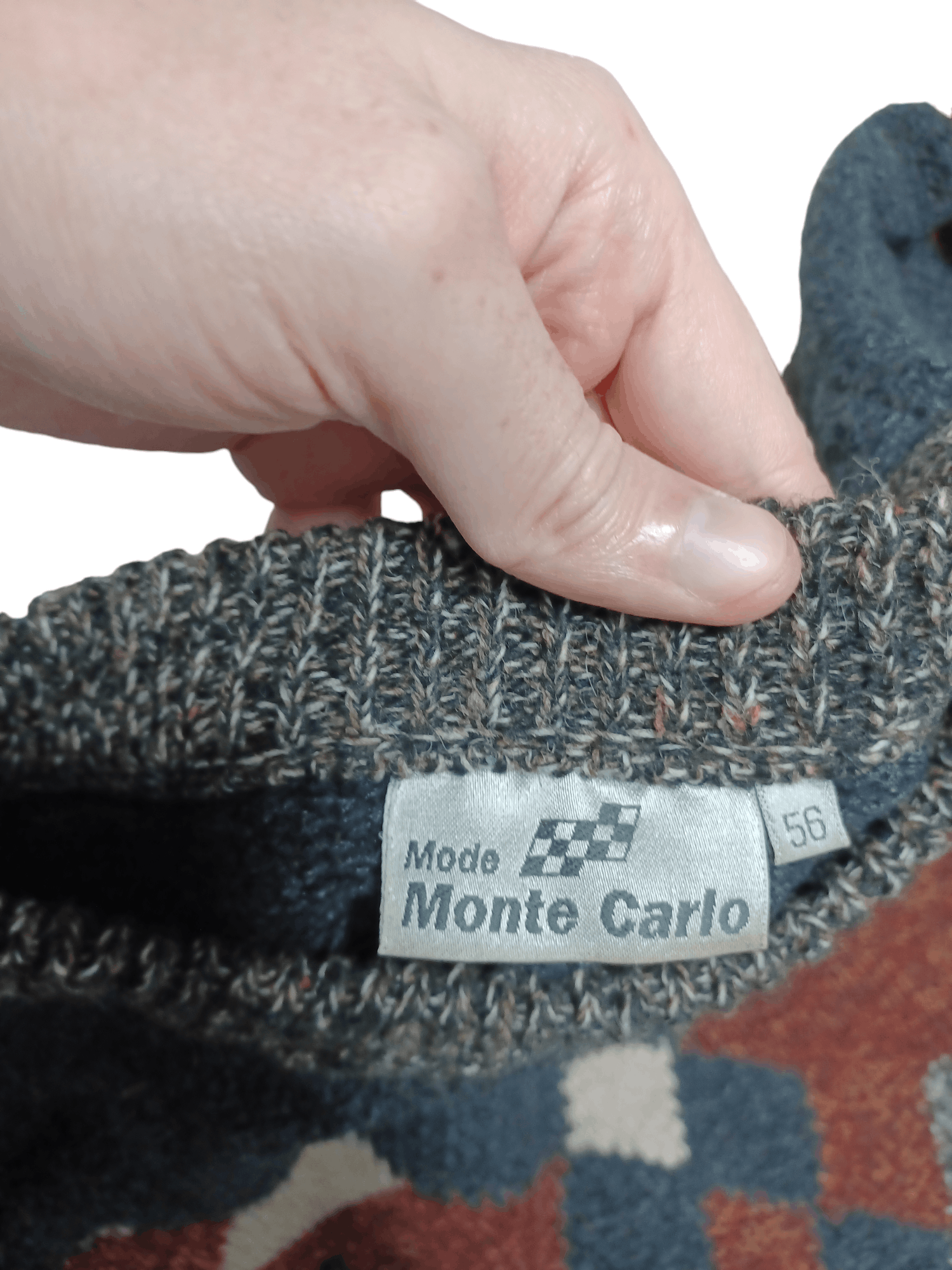 Other VINTAGE MADE IN ITALY 90S MONTECARLO WOOL ALPACCA SWEATER Size US XL / EU 56 / 4 - 4 Thumbnail