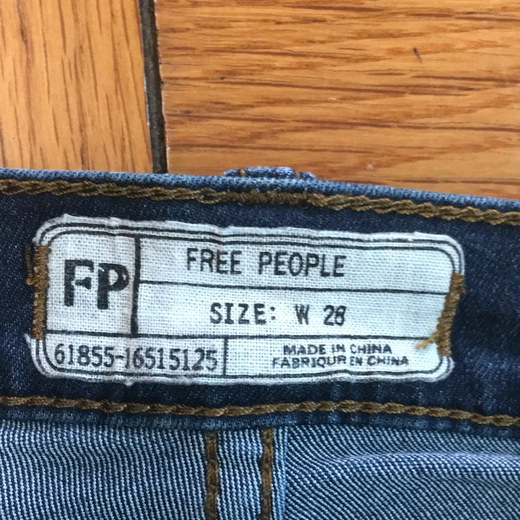 Free People Free People Blue Skinny Jeans Womens Regular Fit 28 Waist 26 Inseam 5-Pocket Comfort Stretch Size 28" / US 6 / IT 42 - 6 Thumbnail