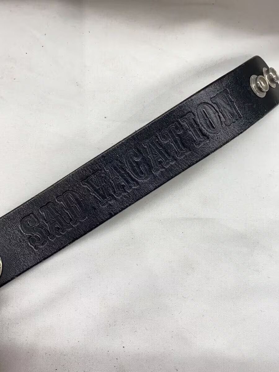 Hysteric Glamour "SAD VACATION" Leather Wristband Size ONE SIZE - 2 Thumbnail