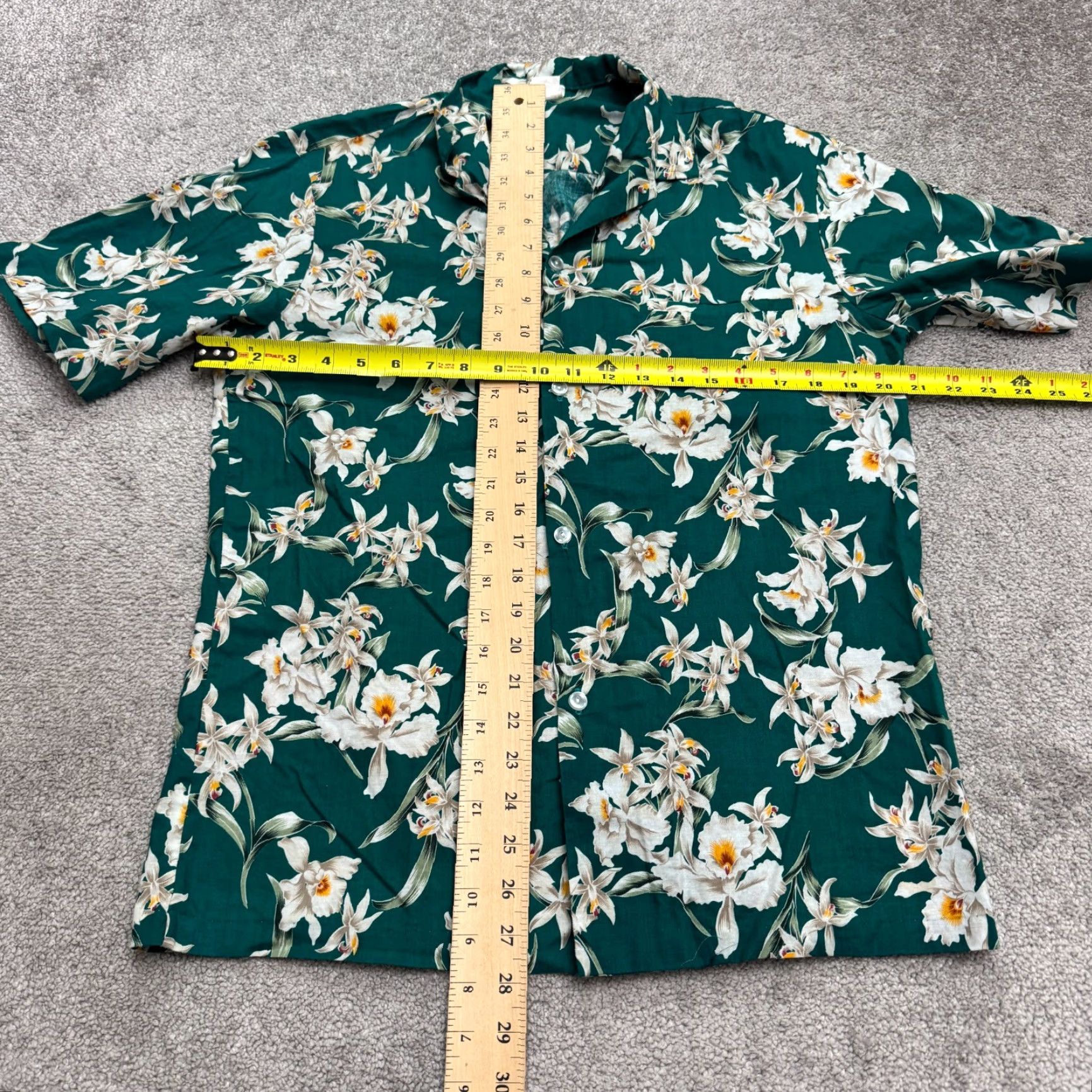 Vintage VINTAGE Royal Creations Hawaiian Button-Down Shirt Mens M Green Floral 90s Retro Tropical Size US M / EU 48-50 / 2 - 6 Thumbnail