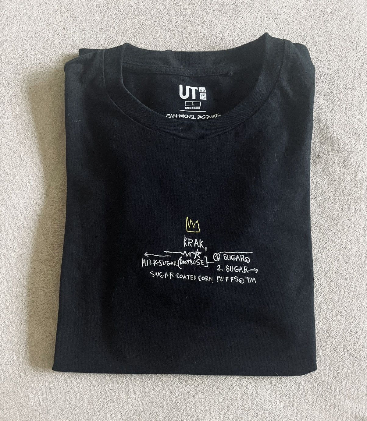 Jean-Michel Basquiat × Uniqlo × Vintage Jean-Michel Basquiat x UNIQLO (Black) - Large Size US L / EU 52-54 / 3 - 1 Thumbnail