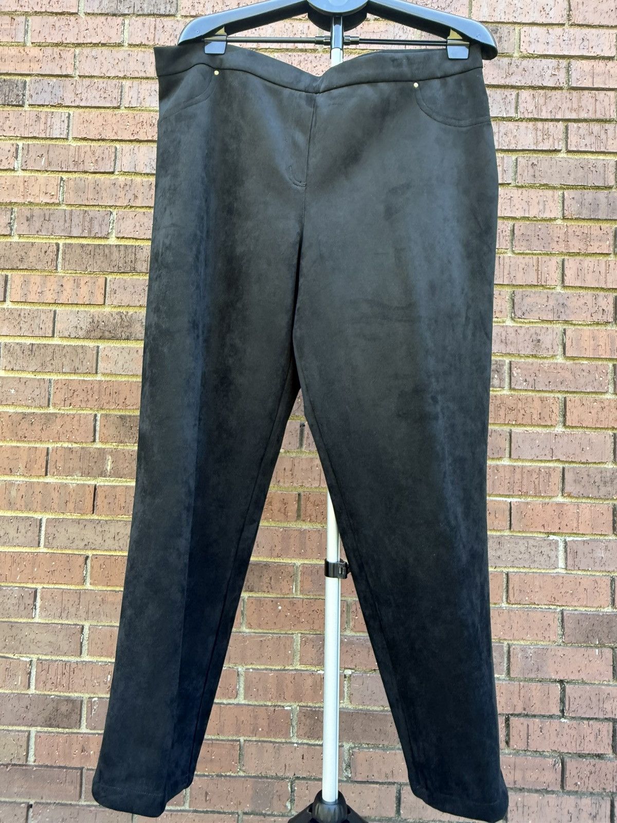 Other Ruby Rd. Wild Side Pull On Stretch Pants Plus Size 18 Black Size 40" / US 18 - 1 Thumbnail