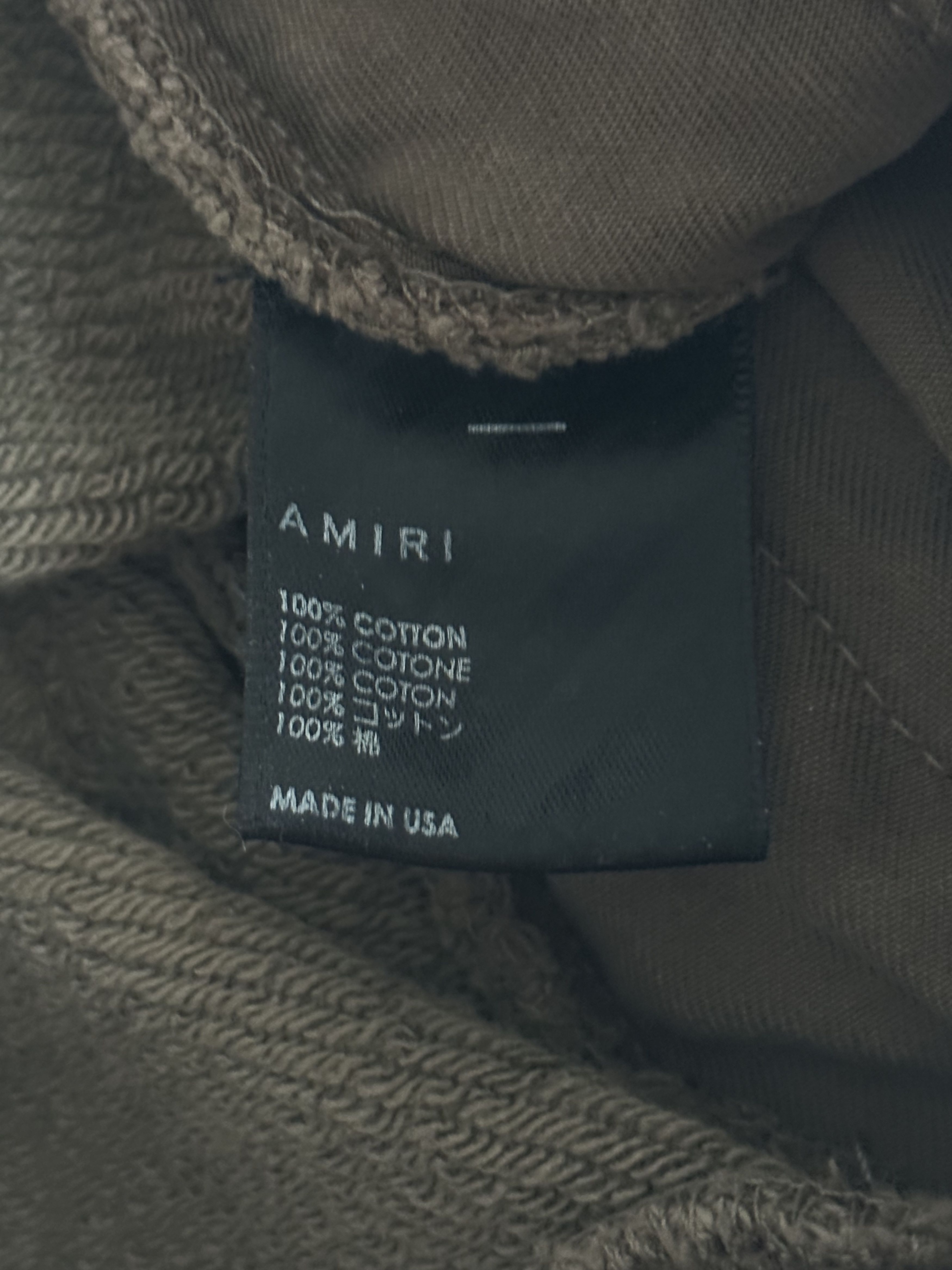 Amiri Amiri Brown & White MA Bar Logo Shorts Size US 40 / EU 56 - 4 Thumbnail