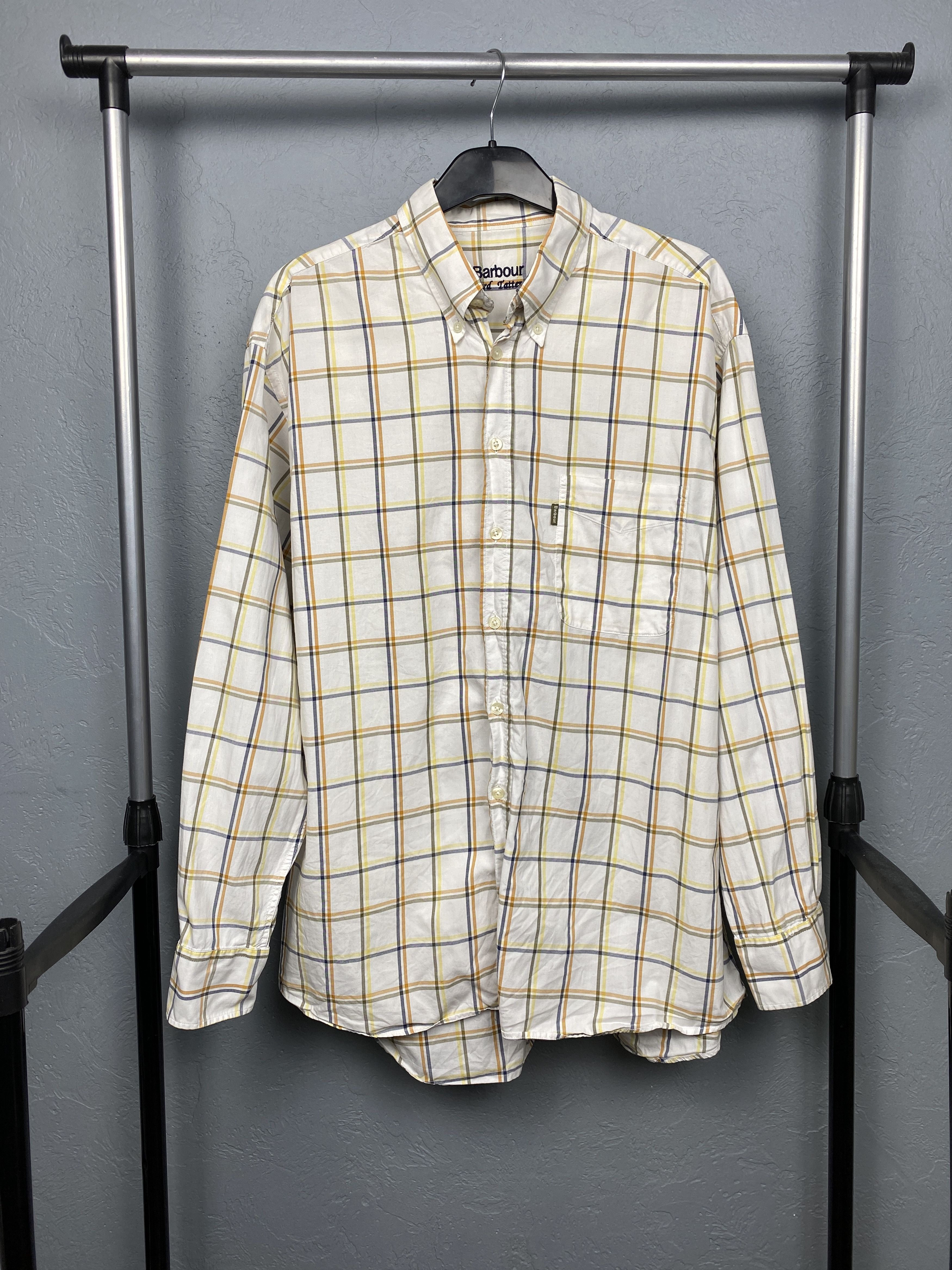 Barbour Barbour Vintage Mens Check Long Sleeve Shirt Size US XL / EU 56 / 4 - 1 Thumbnail