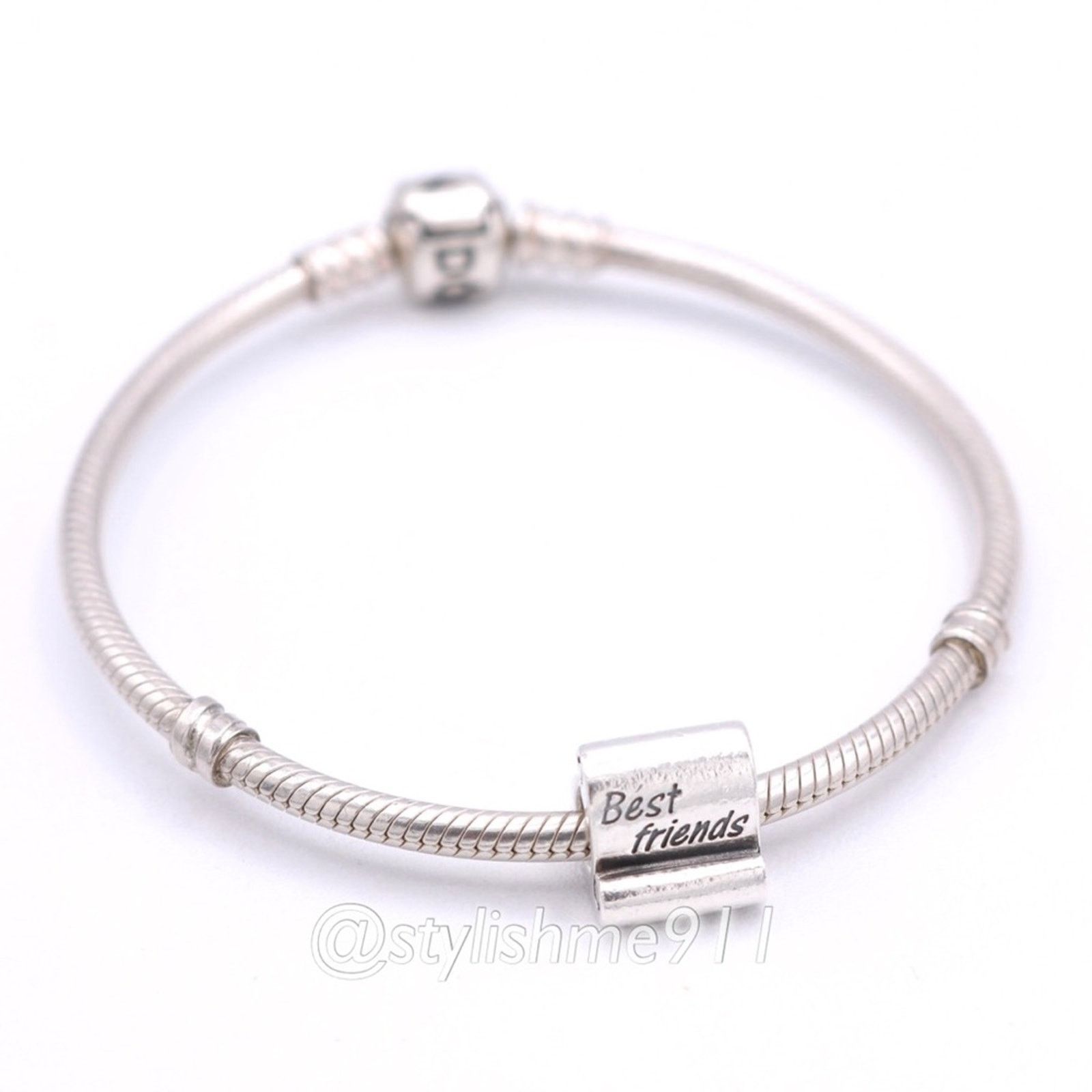 pandora Authentic PANDORA Best Friends Scroll Charm - 790512 Size ONE SIZE - 5 Thumbnail