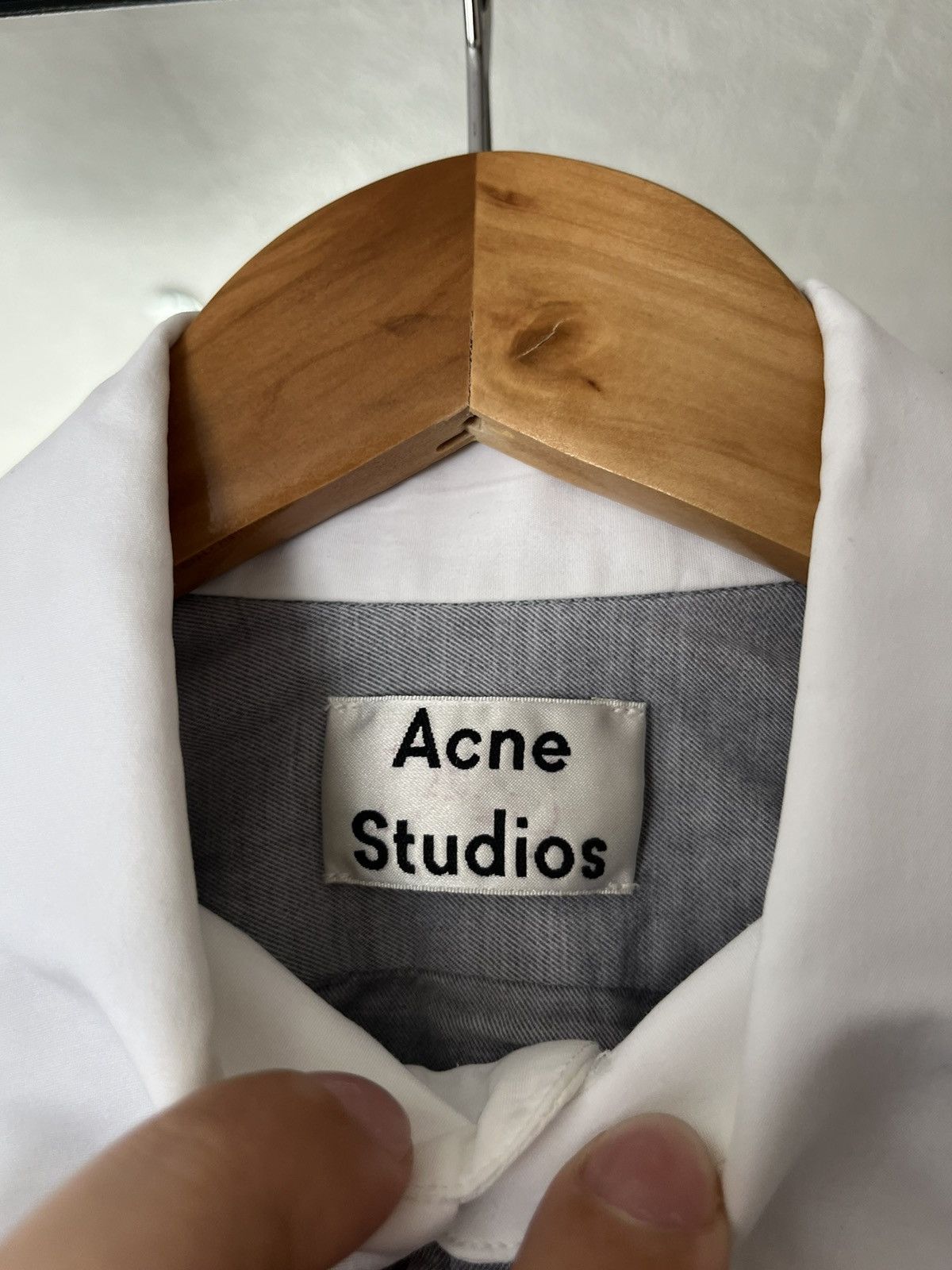 Acne Studios Acne Studios Button Shirt Longsleeve Grey Size US M / EU 48-50 / 2 - 5 Thumbnail