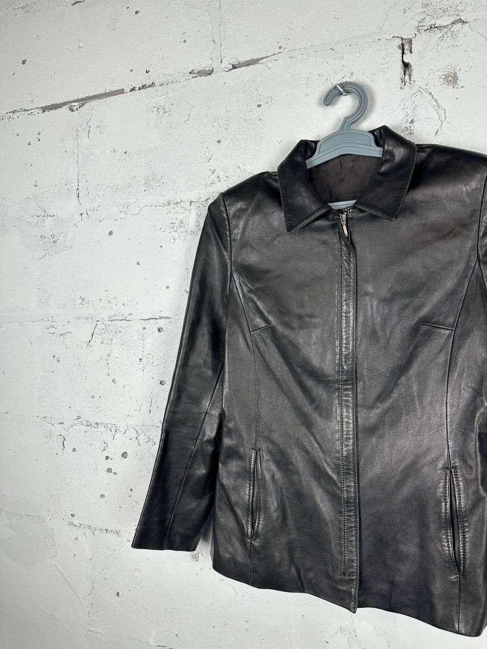 Leather Vintage Avantgarde Biker Cropped Leather Jacket Size US S / EU 44-46 / 1 - 3 Thumbnail