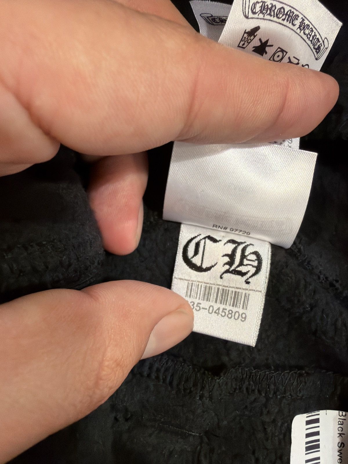 Chrome Hearts Chrome Hearts Blue Horseshoe Black Sweatpants Size US 36 / EU 52 - 7 Thumbnail