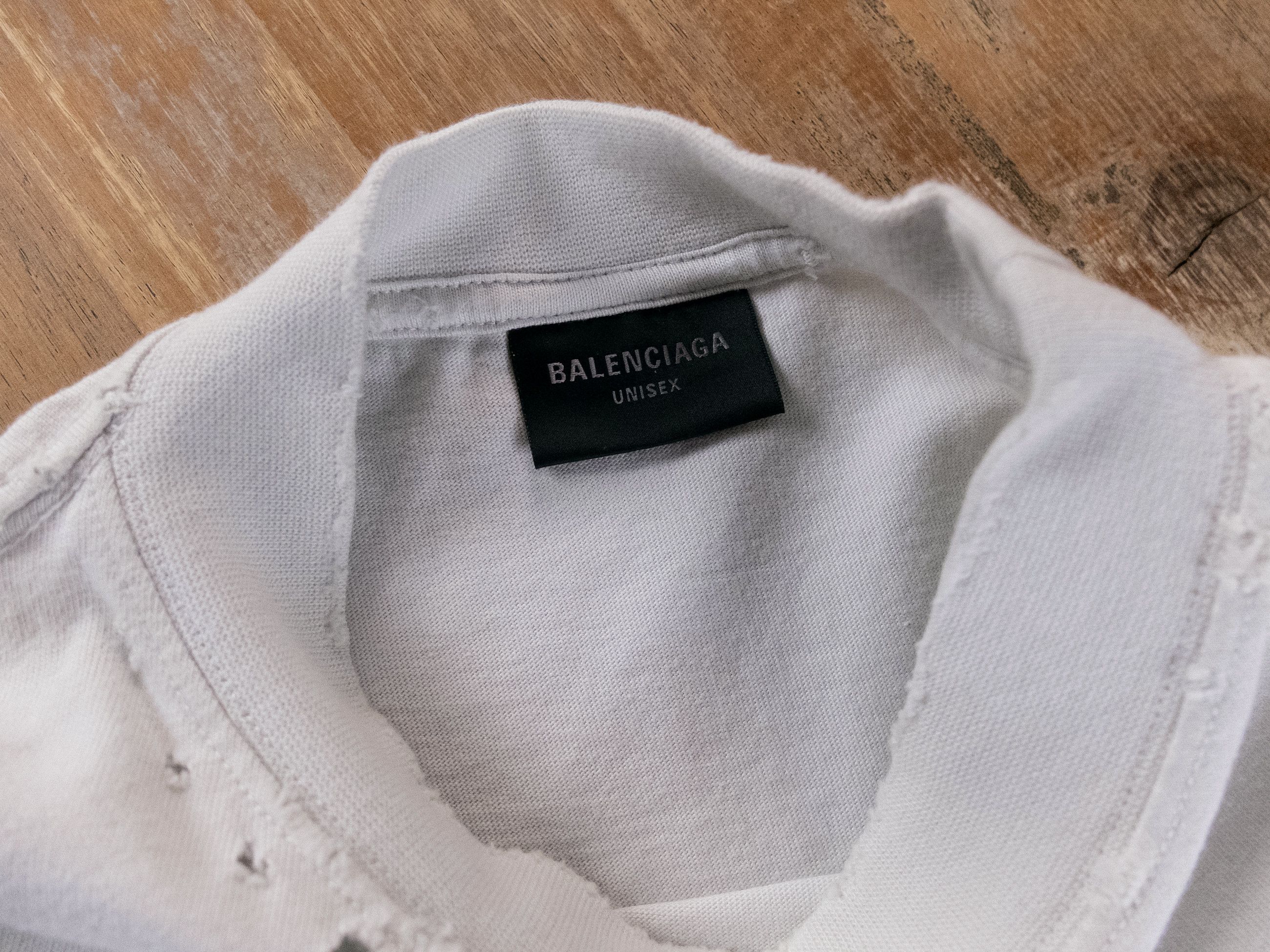 Balenciaga BALENCIAGA 3B Liquified white oversize t-shirt Size 1 q Size US S / EU 44-46 / 1 - 7 Thumbnail
