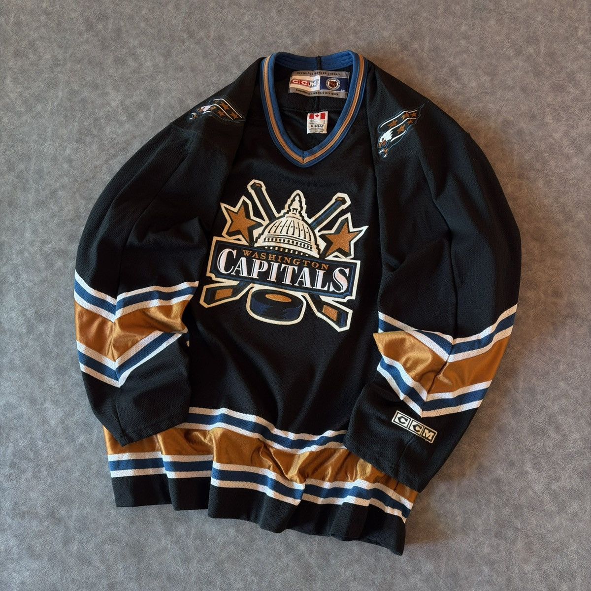 Ccm Crazy Vintage CCM washington capitals jersey Size US XXL / EU 58 / 5 - 2 Thumbnail