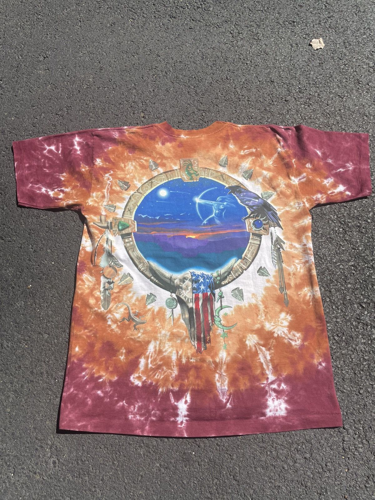 Liquid Blue Vintage Liquid Blue Canyon sunset Native American t Shirt Size US L / EU 52-54 / 3 - 2 Thumbnail