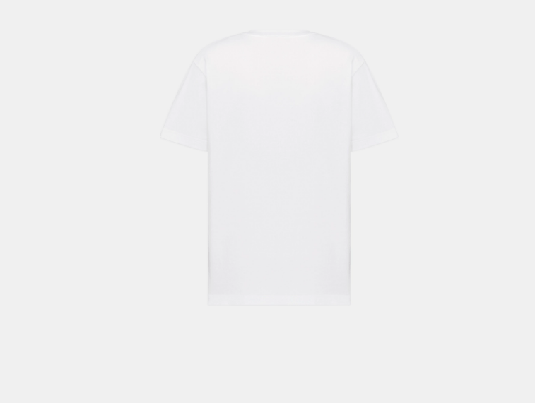 Dior o1w1db11025 513J69 Dior Archives Labels T-Shirt in White Size US L / EU 52-54 / 3 - 2 Thumbnail