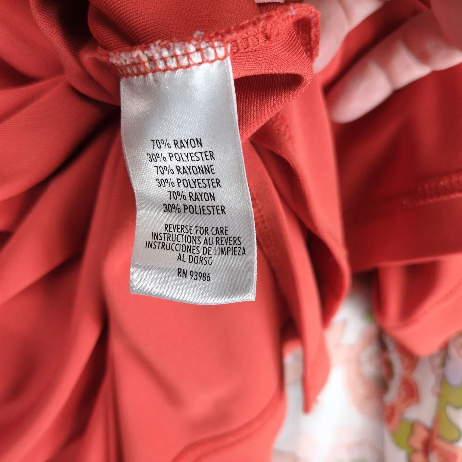 Other August Max Orange Tank & Sheer Floral Open Kimono Plus Size Size XXL / US 16-18 / IT 52-54 - 6 Thumbnail